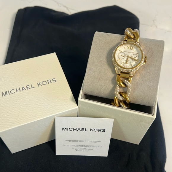 Michale Kors Gold Watch CamilleChain main image 7